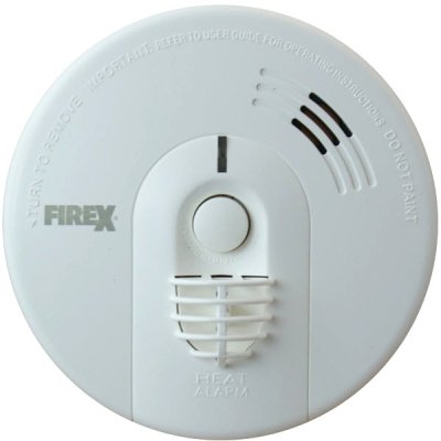 Firexo 4 Unit Interlinked Optical Smoke Alarm, Heat Alarm, and Carbon