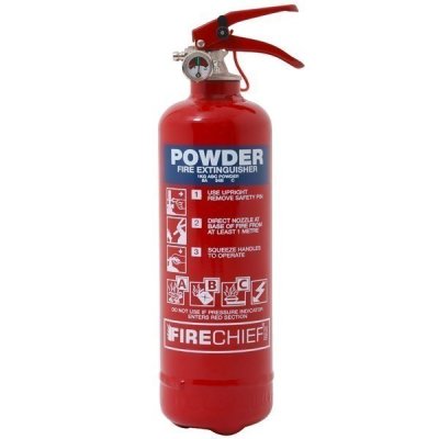 MED Approved 1kg Powder Fire Extinguisher