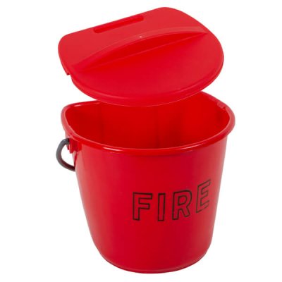 Fire Bucket with Lid