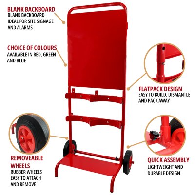 Budget Fire Extinguisher Trolley Features