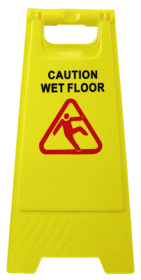 Wet Floor Sign - English Version