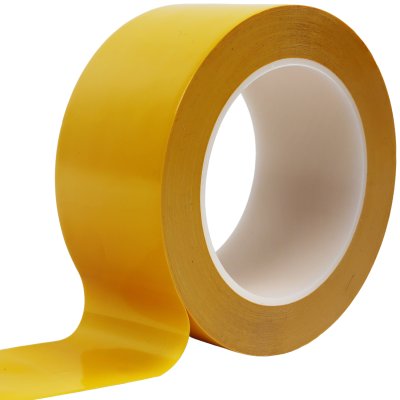 Floor Marking Tape Yellow Front Angle