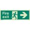 Shop our Fire exit right sign