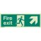Shop our Fire exit ahead right sign