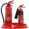 Double extinguisher plinth 