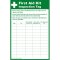 First Aid Kit Inspection Tag