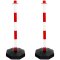 Post & Chain Barrier Kits Red and White 2